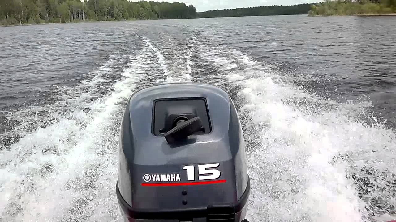 Двухтактный лодочный мотор Ямаха 15